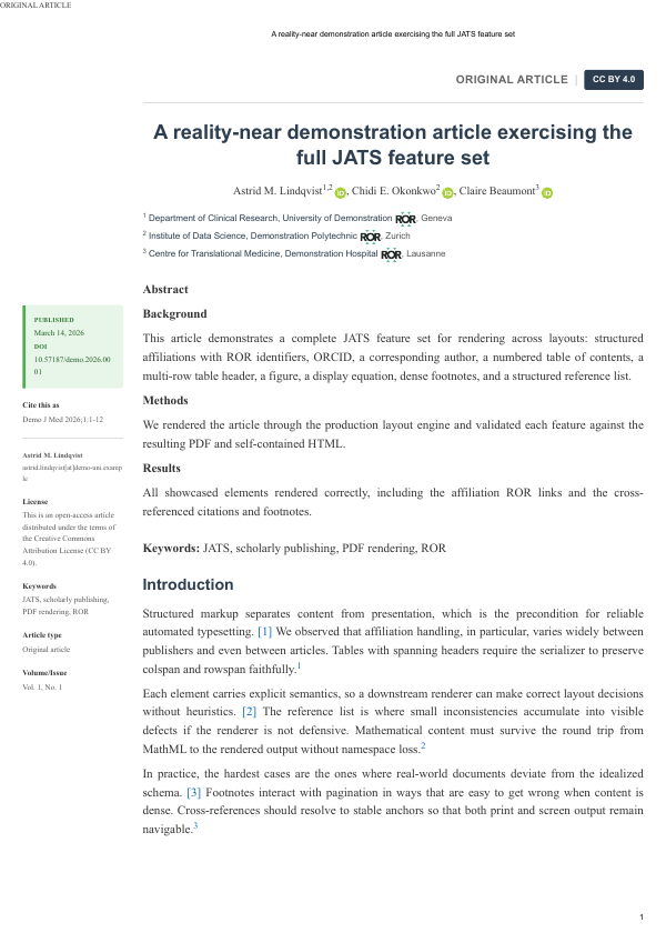 Multidisciplinary — margin notes